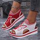 Women's Casual Peep-Toe Platform Beach Sandals