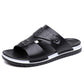 📢📢50% OFF !! ⏰Men's Faux Leather Slip-On Sandals