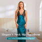 🌙 50% OFF NOW! 🕯️ Elegant V-Neck Slip Nightdress – Silky Soft, Flowing Fit & Romantic Charm – For Dreamy Nights & Lazy Mornings 🦢