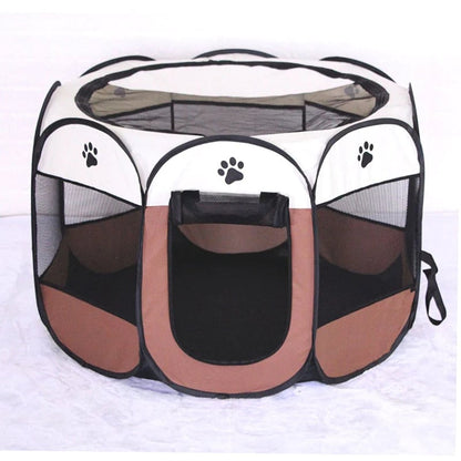 📢📢50% OFF !! ⏰🐾Summer Pet Portable Playpen – Lightweight, Foldable, Safe Outdoor Fun 🏕️