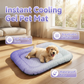 ⏳Time-Limited Special⏰Cooling Gel Mat for Pets Summer Heat Relief Pad Breathable Non-Toxic Cool Sleeping Mat for Dogs Cats