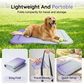 ⏳Time-Limited Special⏰Cooling Gel Mat for Pets Summer Heat Relief Pad Breathable Non-Toxic Cool Sleeping Mat for Dogs Cats