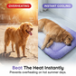 ⏳Time-Limited Special⏰Cooling Gel Mat for Pets Summer Heat Relief Pad Breathable Non-Toxic Cool Sleeping Mat for Dogs Cats