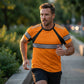 🔥Exclusive 50% OFF | Men's 3-Pack Cooling Activewear Shirts | Breathable Moisture-Wicking Gym Tops | Dynamic Contrast Short Sleeve T-Shirts for Running & Training