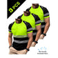 🔥Exclusive 50% OFF | Men's 3-Pack Cooling Activewear Shirts | Breathable Moisture-Wicking Gym Tops | Dynamic Contrast Short Sleeve T-Shirts for Running & Training