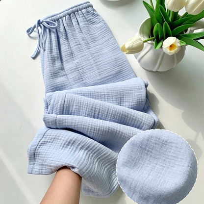 🌸 50% OFF NOW! 🌸Women’s Elastic Waist Cotton Loungewear Pants