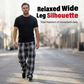 Men's Retro Plaid Loose Fit Cargo Pants
