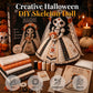 💀🧵 Skeleton bride craft kit – complete, detailed, perfect for Halloween decor!