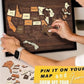 Wooden USA Travel Map Puzzle, A Stylish Way to Track Your Journey & Memories, Journey Tracker Maps Pin Board for Traveling, Removable USA Maps Puzzles for Traveling, Couple Family Art Home