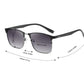 📢📢50% OFF !! ⏰Retro Square Metal Frame Sunglasses