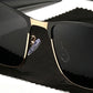 📢📢50% OFF !! ⏰Retro Square Metal Frame Sunglasses