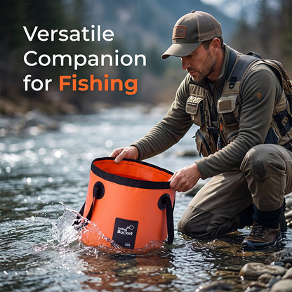 💧 Portable Folding Outdoor Bucket‑Space‑Saving