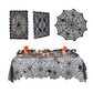 🎃Spooky Halloween Patterns Tablecloth and Placemats Set