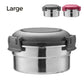 🍱 50% OFF! ✨ 3-Piece Stainless Steel Lunch Box Set – Premium 304 Food-Grade Steel, Airtight Leak-Proof Lids & Mirror Finish – Perfect for School, Office & Travel 🥗