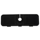 Cuttable Adjustable Silicone Faucet Splash Guard Mat, Auto-Drain Quick Dry Drip Collector Tray, Prevents Countertop Water Stains for Kitchen Bathroom Sinks
