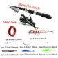 Complete Travel Fishing Gear Set & Carrying Bag