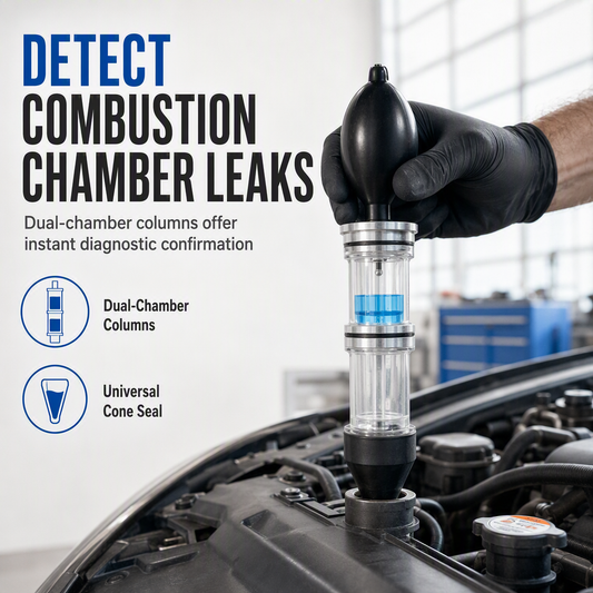 🔧 LIMITED-TIME 50% OFF! ✨ Combustion Chamber Leak Detector Kit – Fast Test, With Storage Bag 🚗