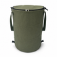 Collapsible Camping Trash Can with Lid Large Capacity 600D Outdoor Portable Storage Bin for Picnic Garden and Camping