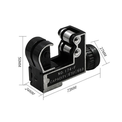 Compact Pipe Cutter with Easy Grip Knob