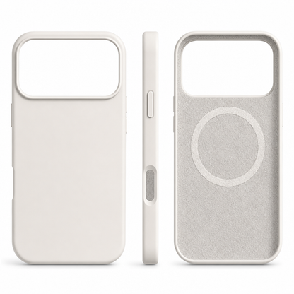 Liquid Silicone Magnetic Charging Phone Case Shockproof Full Coverage Protective Cover