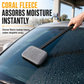 🚿 Extended Handle Windshield Cleaner: Coral Fleece, Suede, Streak-Free