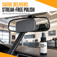 🚿 Extended Handle Windshield Cleaner: Coral Fleece, Suede, Streak-Free