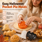 Halloween Pumpkin Ghost and Bat Shaped Candy Plates PP Plastic Fruit Trays and Decorative Snack Dishes