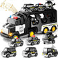 Police Truck Toys Toddlers 7 in 1 Truck Friction Power Toy Car Christmas Birthday Gifts for Boys & Girls 3-5 Years Old