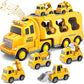 Police Truck Toys Toddlers 7 in 1 Truck Friction Power Toy Car Christmas Birthday Gifts for Boys & Girls 3-5 Years Old