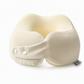 ⏳🔥LIMITED-TIME 50% OFF! ⏰Memory Foam U-Shaped Travel Neck Pillow with Ice Silk Cover and Magnetic Buckle for Portable Neck Support