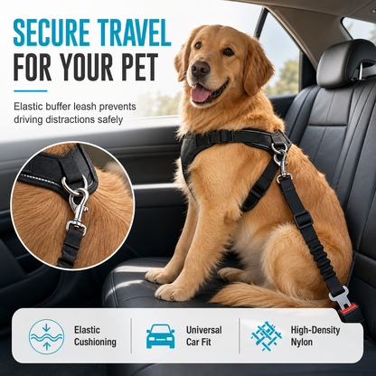 ⏳Time-Limited Special⏰Elastic Nylon Dog Car Safety Harness