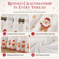 ⏳Limited-time 50% off💥Christmas Embroidered Sheer Window Curtain Panel with Snowflake and Bell Patterns