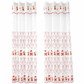 ⏳Limited-time 50% off💥Christmas Embroidered Sheer Window Curtain Panel with Snowflake and Bell Patterns